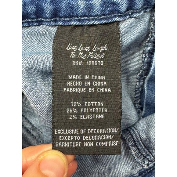 Cowgirl Hardware Youth Girls Super Flare Blue Denim Jeans - Size 12 (27x30) - Picture 4 of 4